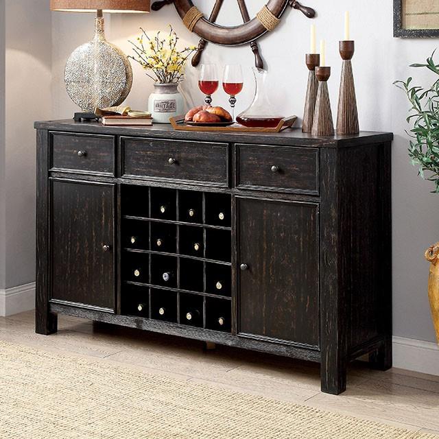  Furniture of America Sania CM3324BKPT54-3564G-7 7 Pc Counter Height Table Set IMAGE 7
