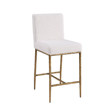  Furniture of America Rilva FM37017GD-PC Counter Height Stool IMAGE 1