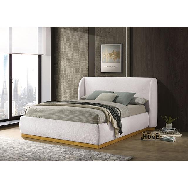  Furniture of America Whitman FM72004WH-EK-BED King Bed IMAGE 1