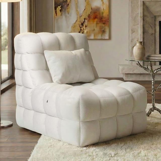  Furniture of America Kamili FM-AC6015WH-MC Massage Chair IMAGE 1