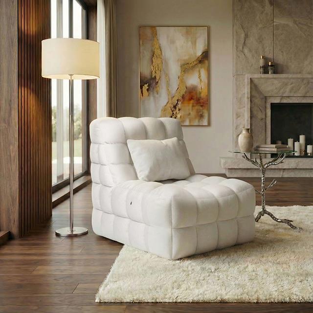  Furniture of America Kamili FM-AC6015WH-MC Massage Chair IMAGE 2