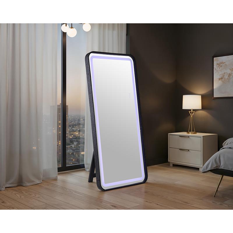  Furniture of America Kiley FM-AC8025BK-M Floor Mirror IMAGE 1
