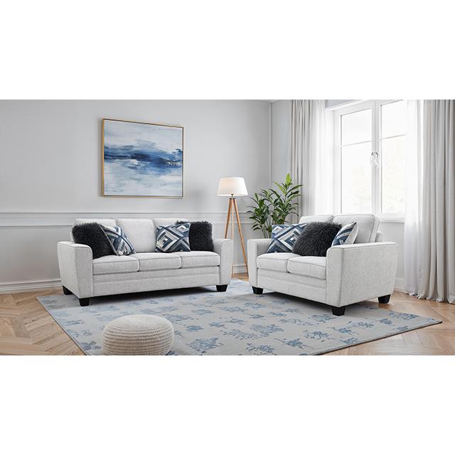  Furniture of America Enea FM64009LG-LV Loveseat IMAGE 1