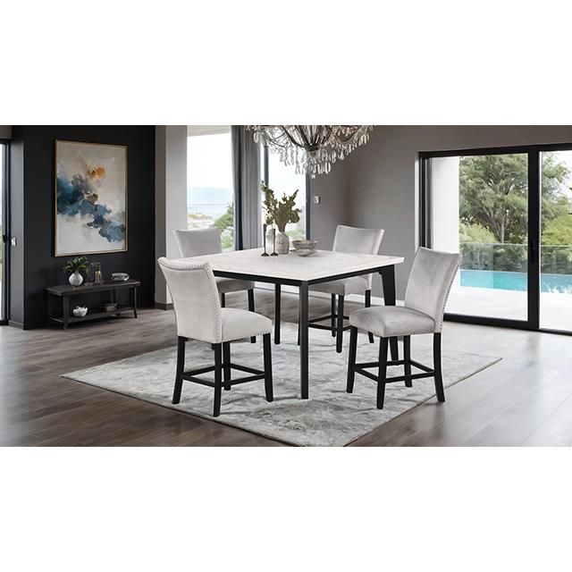  Furniture of America Sabro FM3330BK-PST-5PC 5 Pc Counter Height Table Set IMAGE 1