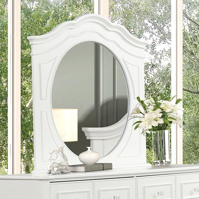  Furniture of America Naucalpan FM7456WH-M Mirror IMAGE 1