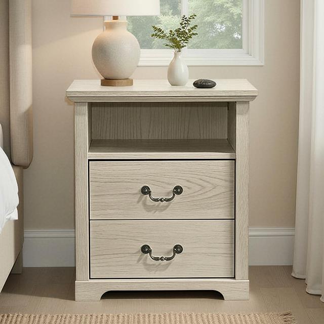  Furniture of America Amble SL7200AK-N Nightstand IMAGE 1