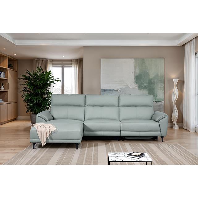  Furniture of America Theola CM9937PB-SECT-PM-L Power Sectional IMAGE 1