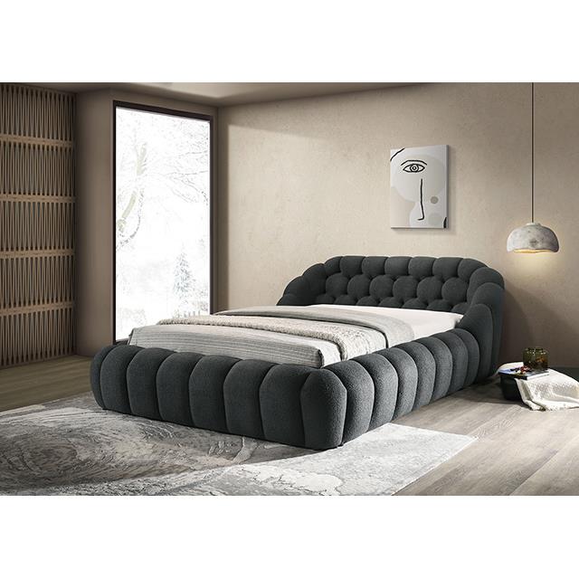 Furniture of America Newquay FM7260BK-EK-BED King Bed IMAGE 1