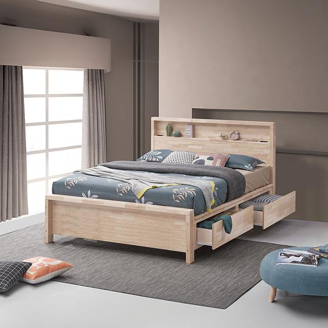  Furniture of America Grange FM7109WH-Q-BED Queen Bed IMAGE 1