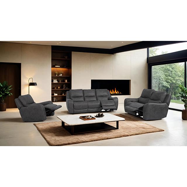  Furniture of America Demetrius CM9931DG-SF-PM-PK Power Sofa IMAGE 1