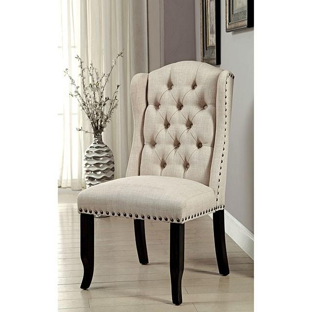  Furniture of America Sania CM3324BKT84-3564-7PC 7 Pc Dining Table Set IMAGE 5