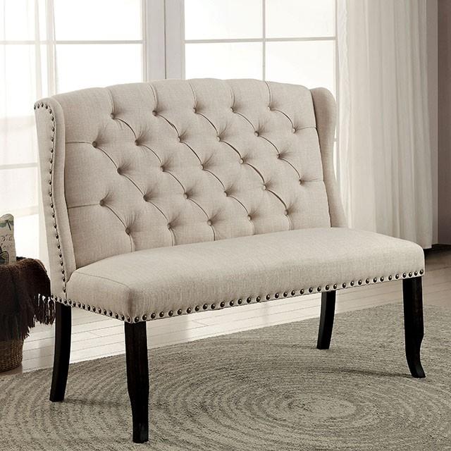  Furniture of America Sania CM3324BKT84-3564-7PC 7 Pc Dining Table Set IMAGE 6