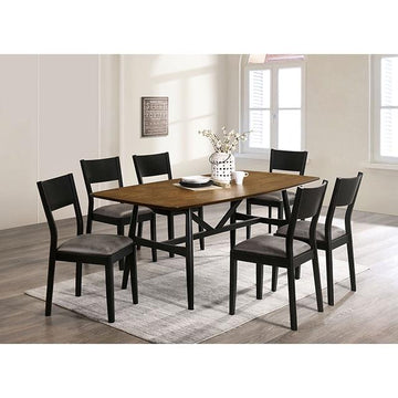  Furniture of America Oberwil CM3548A-T-7PC 7 Pc Dining Table Set IMAGE 1