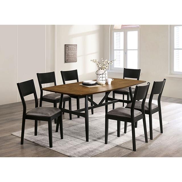  Furniture of America Oberwil CM3548A-T-7PC 7 Pc Dining Table Set IMAGE 1