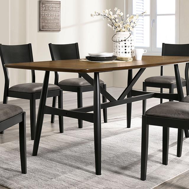  Furniture of America Oberwil CM3548A-T-7PC 7 Pc Dining Table Set IMAGE 1
