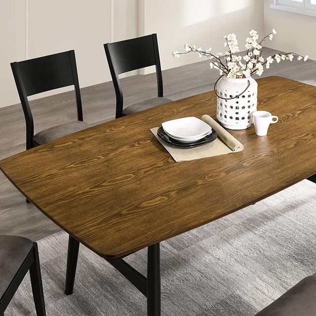  Furniture of America Oberwil CM3548A-T-7PC 7 Pc Dining Table Set IMAGE 3