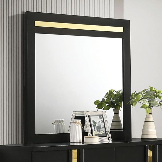  Furniture of America Lillestrom FM7217BK-M Mirror IMAGE 1