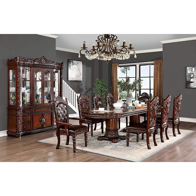  Furniture of America Canyonville CM3144T-9PC 9 Pc Dining Table Set IMAGE 1