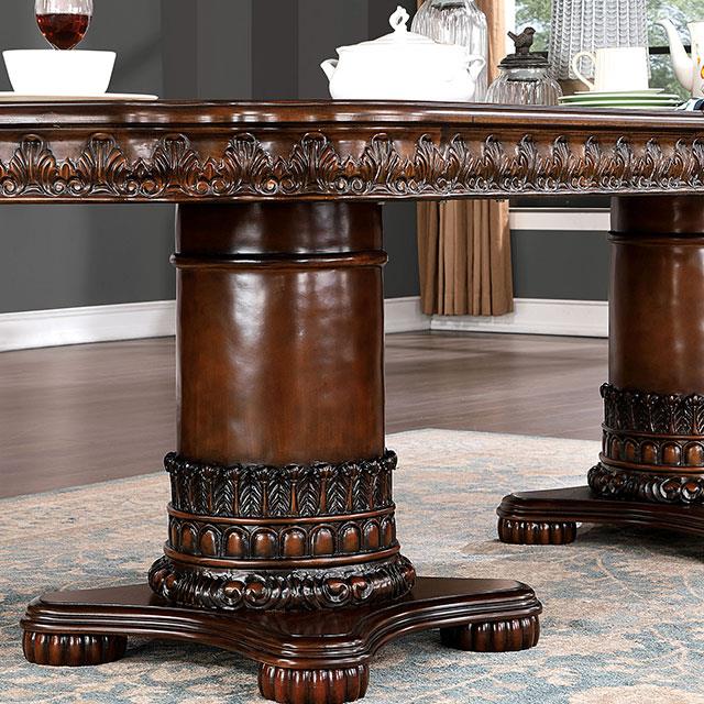  Furniture of America Canyonville CM3144T-9PC 9 Pc Dining Table Set IMAGE 1