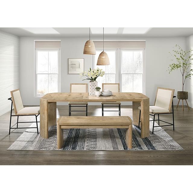  Furniture of America Edenbridge FM3220AK-T-7PC 7 Pc Dining Table Set IMAGE 1