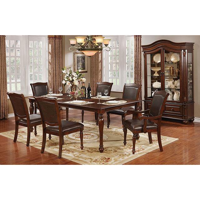  Furniture of America Sylvana CM3453T-9PC 9 Pc Dining Table Set IMAGE 2