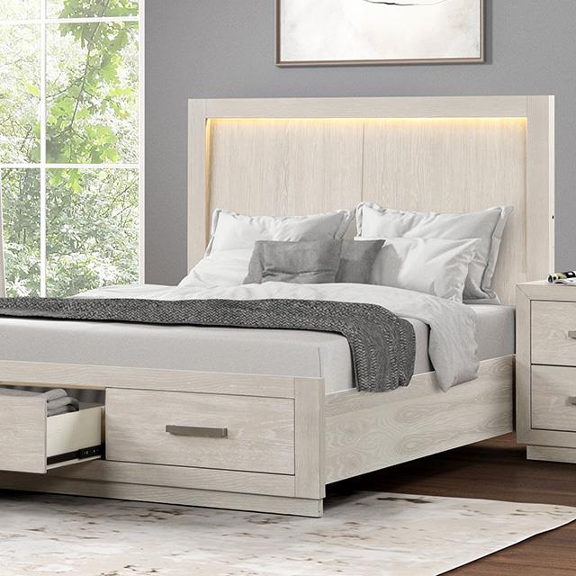  Furniture of America Wellingborough FM7703AK-EK-BED King Bed IMAGE 1