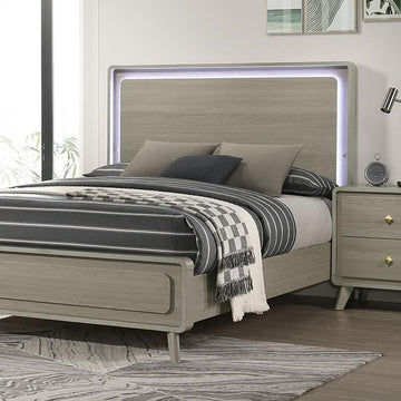  Furniture of America Rainier FM72002GY-EK-BED King Bed IMAGE 1