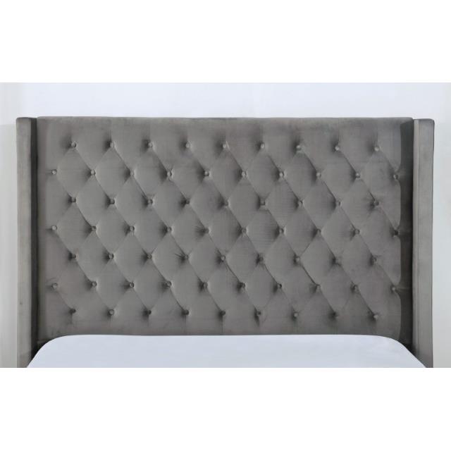  Furniture of America Ryleigh FM7141GY-EK-BED King Bed IMAGE 2
