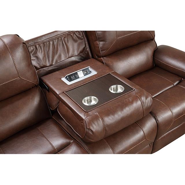  Furniture of America Tepic TM6012BR-LV Loveseat IMAGE 3