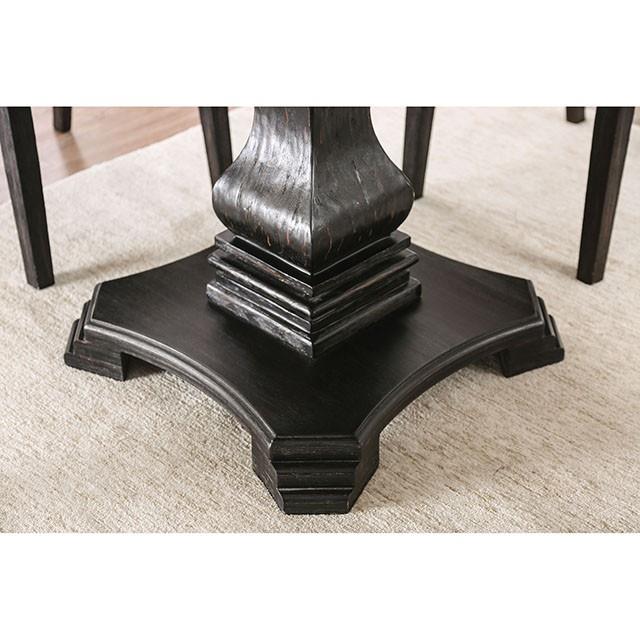  Furniture of America Elfredo CM3755RT-5PC-IV 5 Pc Dining Table Set IMAGE 2