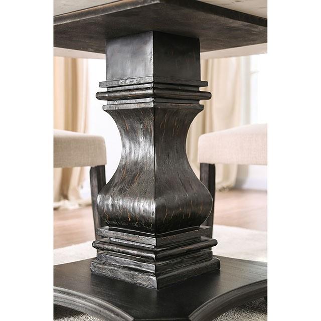  Furniture of America Elfredo CM3755RT-5PC-IV 5 Pc Dining Table Set IMAGE 4