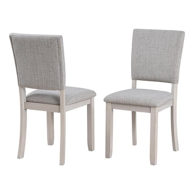  Furniture of America Sauro SL3405GY-SC-4PK Set Of 4 Upholstered Side Chair IMAGE 3