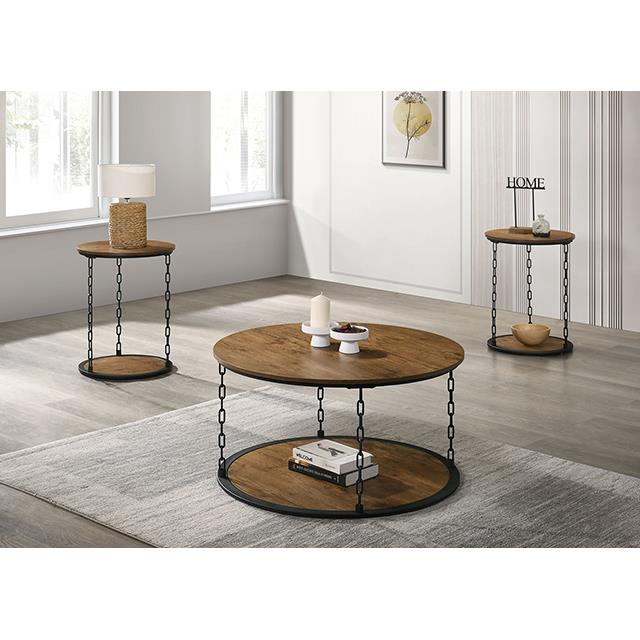  Furniture of America Ophira FM42904NT-3PK 3 Pc Table Set IMAGE 1