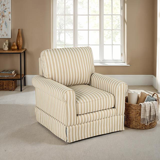  Furniture of America Peggy FM-AC6011BR Accent Chair IMAGE 1