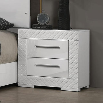  Furniture of America Whitby FM7216WH-N Nightstand IMAGE 1