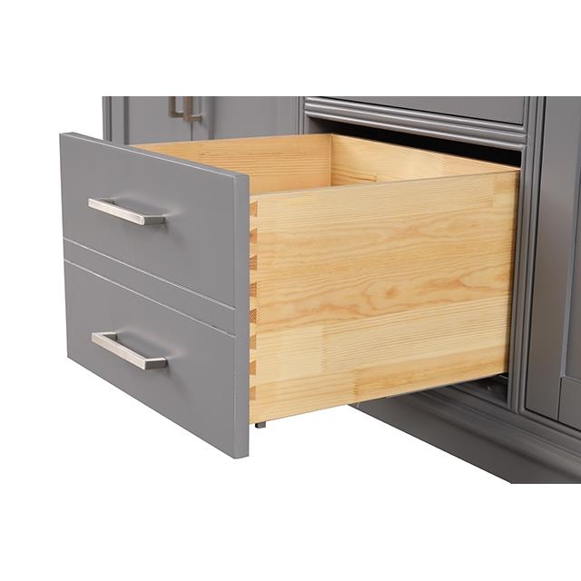  Furniture of America Almeria TM-CT005WH-72+05GY Vanity Set IMAGE 1