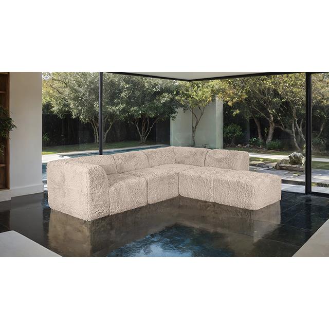  Furniture of America Nappi FM62102TP-SECT-B L-Sectional IMAGE 1