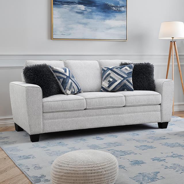  Furniture of America Enea FM64009LG-SF Sofa IMAGE 1