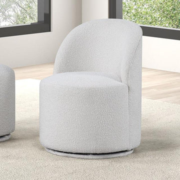  Furniture of America Broager FM3001WH-SC Dining Swivel Chair IMAGE 1