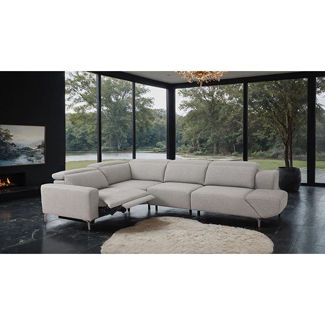  Furniture of America Melancton CM9933LG-SECT-PM Power Sectional IMAGE 2
