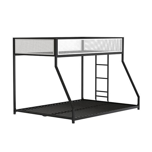  Furniture of America Southall FM-BK1201BK-TF Twin/Full Metal Bunk Bed IMAGE 1