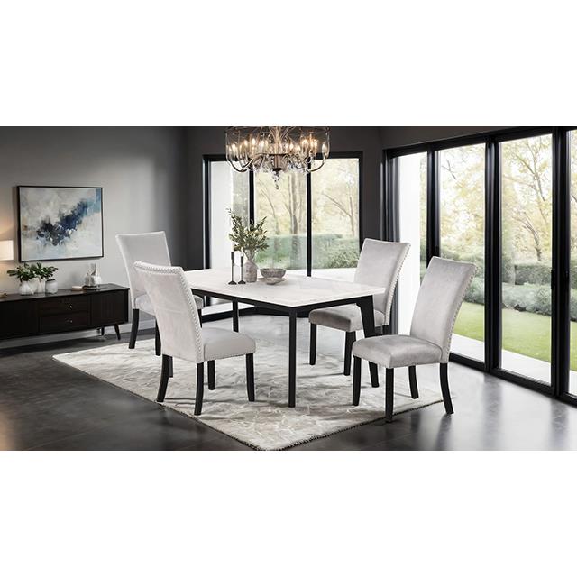 Furniture of America Sabro FM3330BK-T-TABLE Rectangular Dining Table IMAGE 1