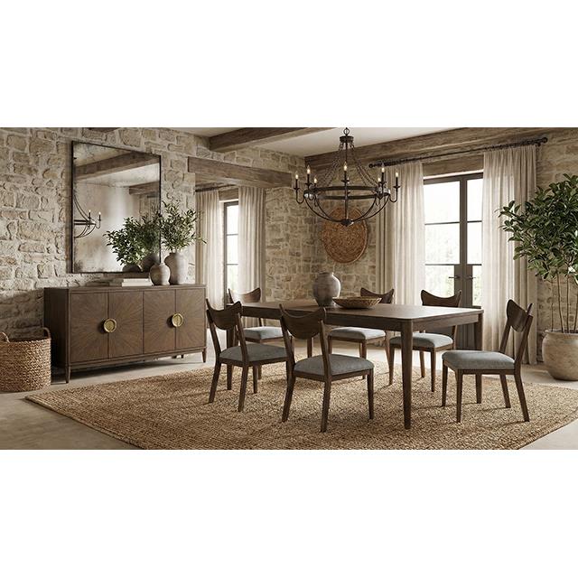  Furniture of America Clarksburg FM39018WN-SV Server IMAGE 1
