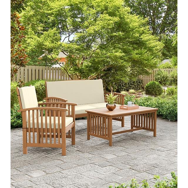  Furniture of America Kyushu GM-1022BG-3PC 3 Pc Patio Set IMAGE 1