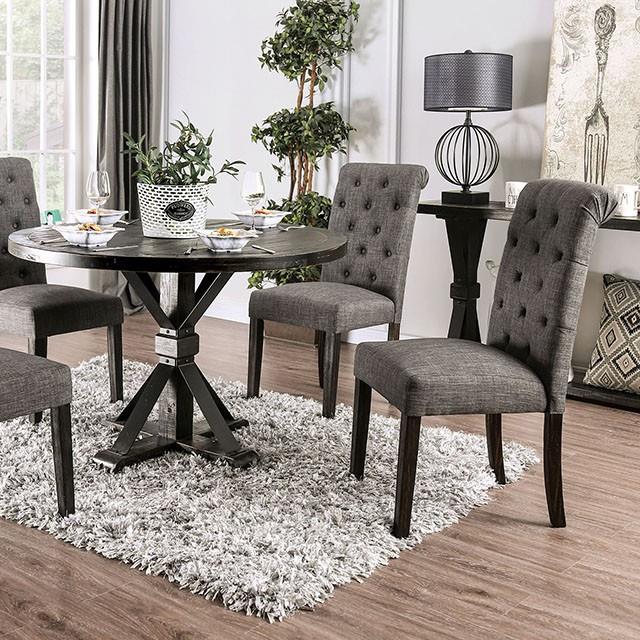  Furniture of America Alfred CM3735RT-5PC-IV 5 Pc Dining Table Set IMAGE 7