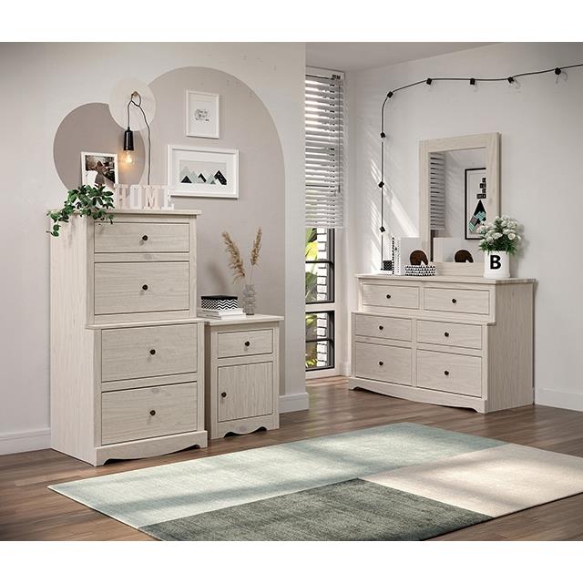  Furniture of America Stavros AM7002WH-M Mirror IMAGE 1