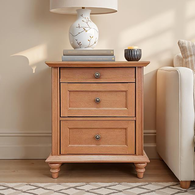  Furniture of America Hyde SL7201AK-N Nightstand IMAGE 2