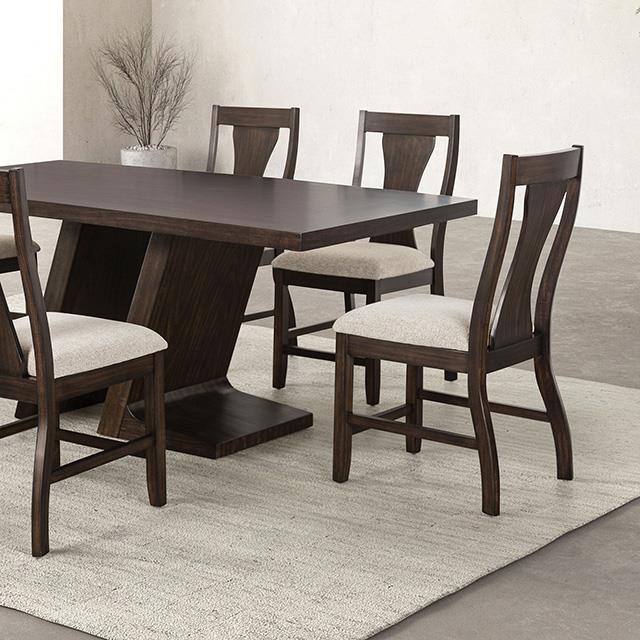  Furniture of America Holsworthy FM3600ES-T Dining Table IMAGE 2