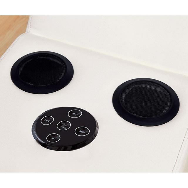  Furniture of America Kemina CM6833WH-CS Speaker Console IMAGE 1