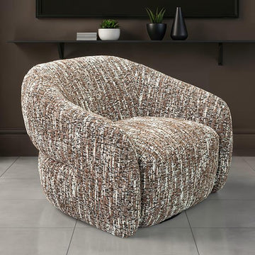  Furniture of America Pyrena FM-AC6013BR-SW Swivel Chair IMAGE 1